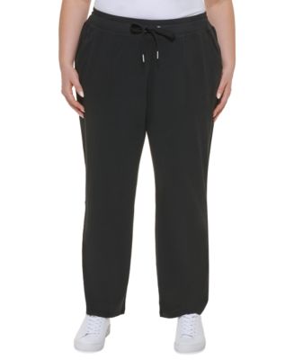 Calvin Klein Plus Size Drawstring Pants - Macy's