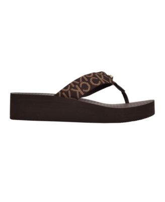 Women's Meena Logo Platform Flip-Flop Sandals