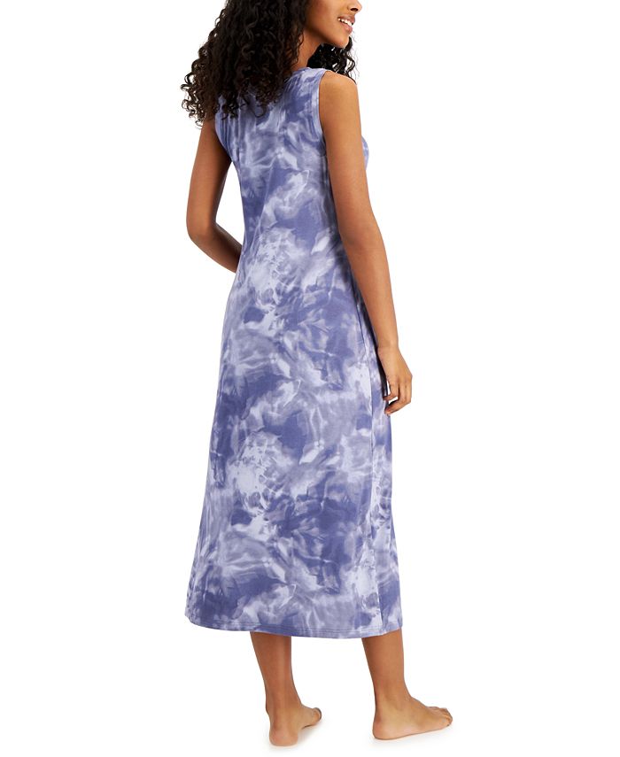 Alfani Women's Sleeveless Crewneck Nightgown, Created for Macy's