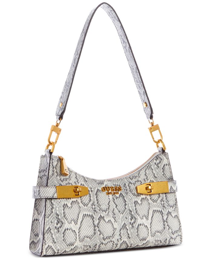 GUESS Zadie Logo Top Zip Shoulder Bag Macy's