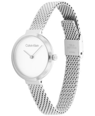 Stainless Steel Mesh Bracelet Watch 28mm
