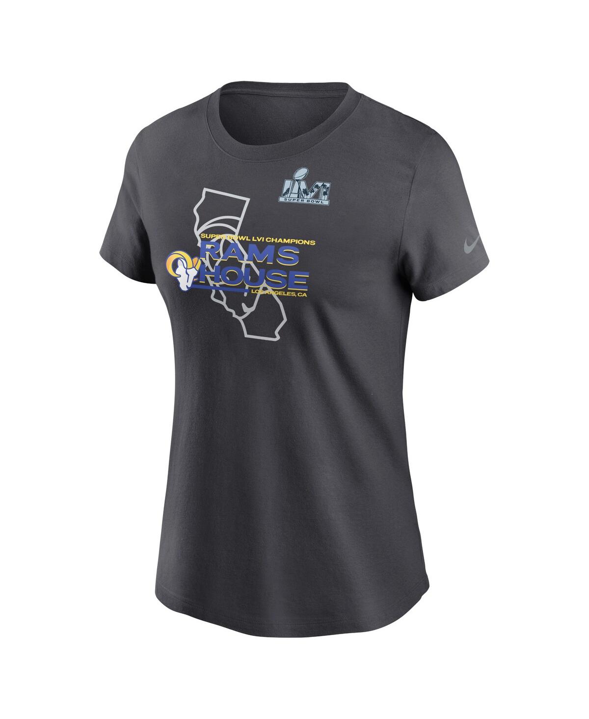 Women's NikeLos Angeles Rams Super Bowl Lvi Champions Hometown T-shirt - Anthracite
