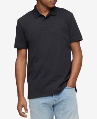 - Regular-Fit Smooth Cotton Men\'s Klein Monogram Macy\'s Logo Shirt Calvin Polo