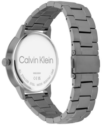 Gray Stainless Steel Bracelet Watch 43mm