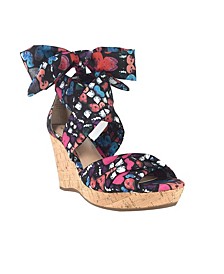 Women's Omyra Ankle Wrap Wedge Sandals
