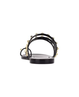 Nine West Women's Cartee Jelly Studded Strappy Sandals - Macy's