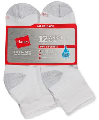 Men's 12-Pk. Ultimate Ankle Socks
