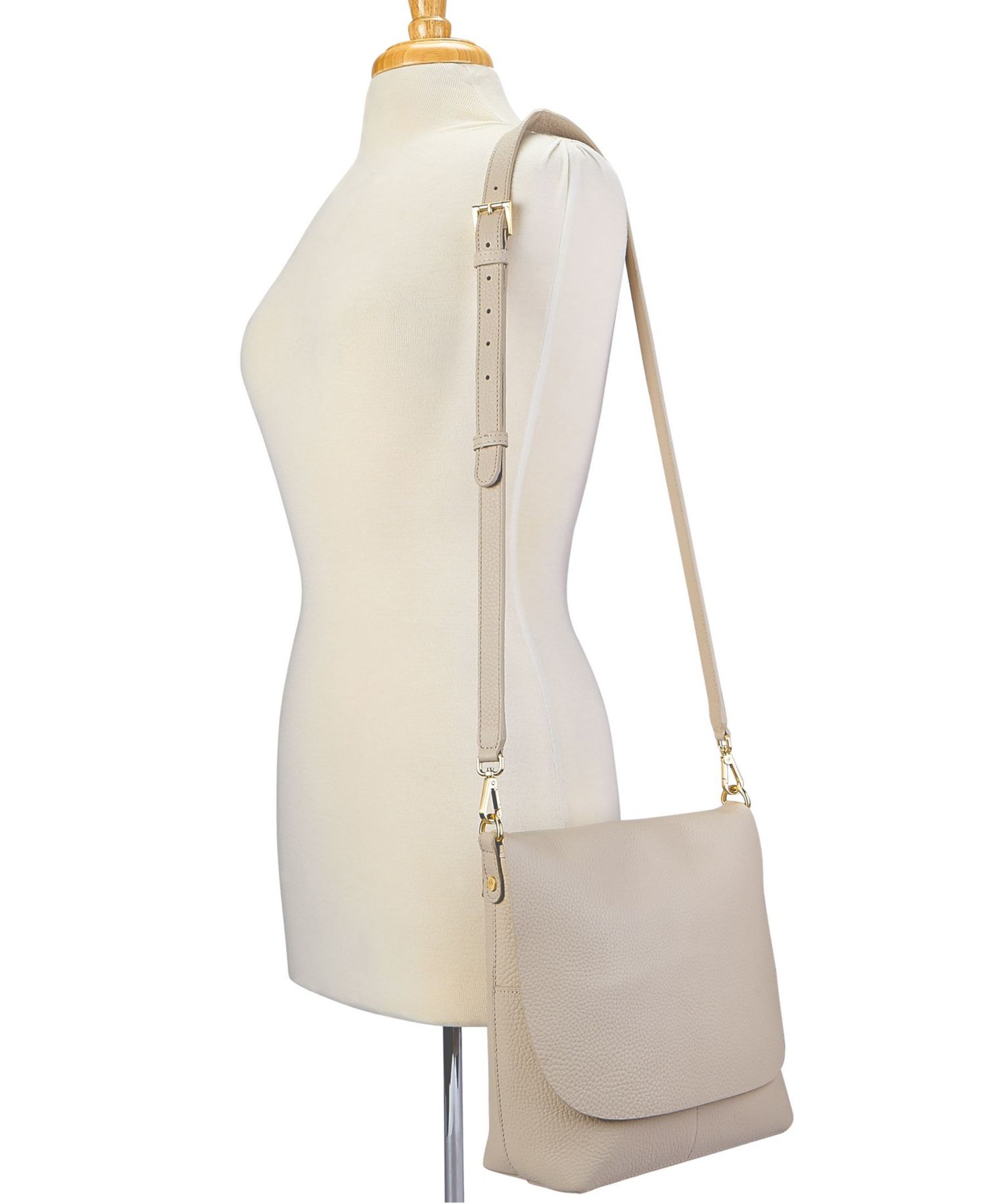 Andie Pebble Leather Crossbody Bag