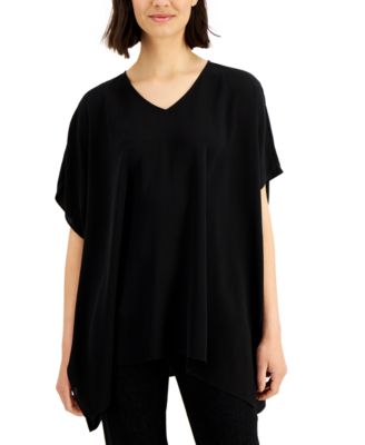 Eileen Fisher - Women's Silk V-Neck Top
