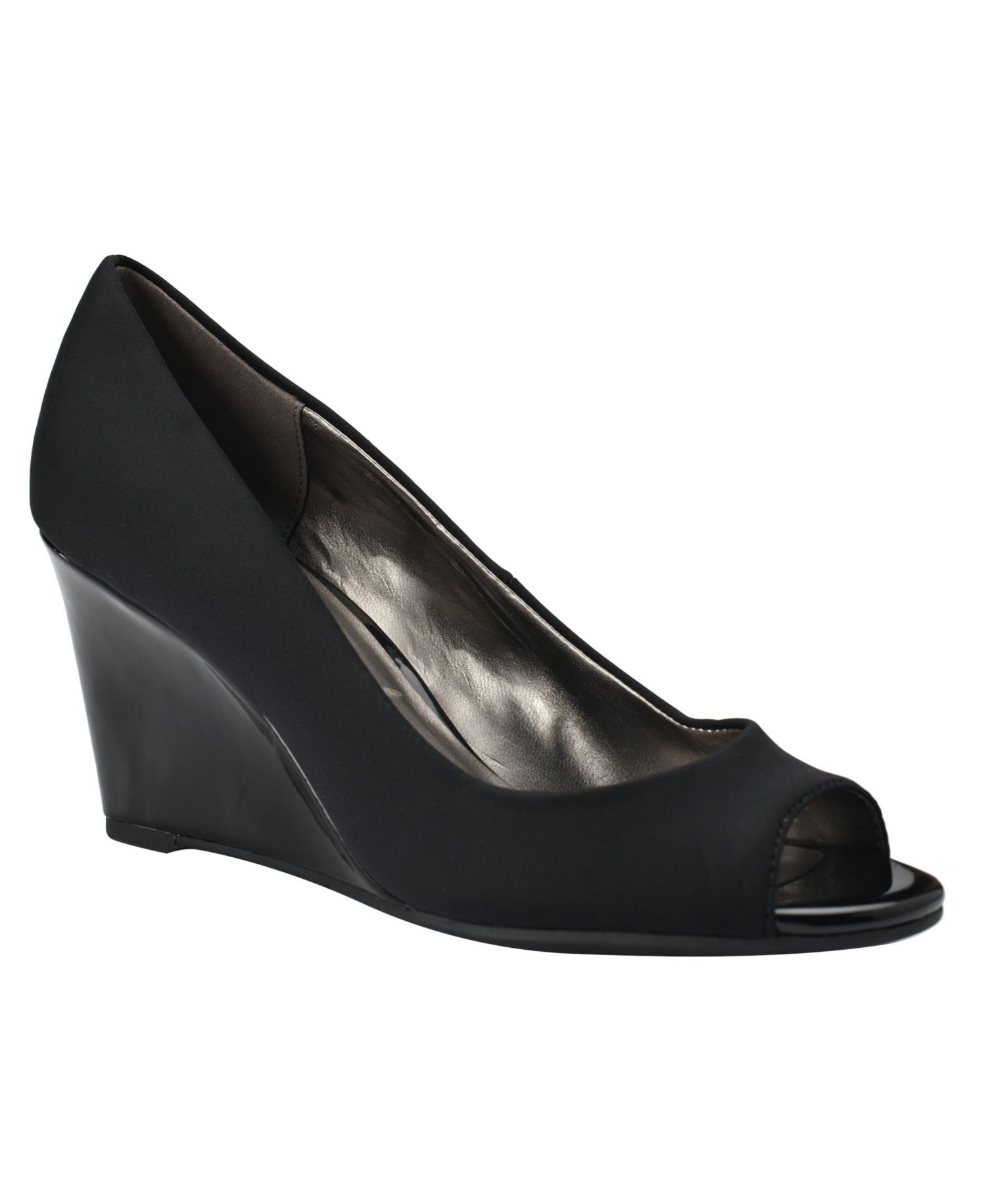 Women's Tufflove Peep Toe Wedge Pumps
