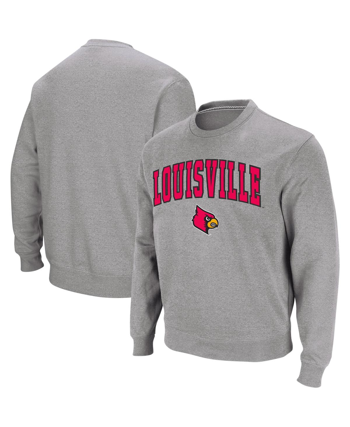 Colosseum Men's Black Louisville Cardinals Arch Logo Crew Neck Sweatshirt -  Macy's