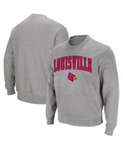 Men's Champion Gray Louisville Cardinals Alumni Logo Pullover Hoodie