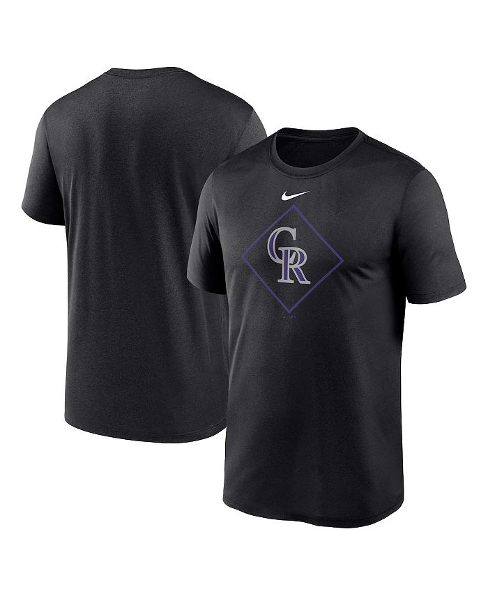 Nike Colorado Rockies Men's Logo Legend T-Shirt - Gray