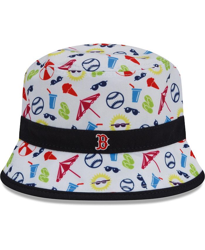 New Era Little Boys and Girls White Boston Red Sox Spring Training Pattern  Bucket Hat - Macy's