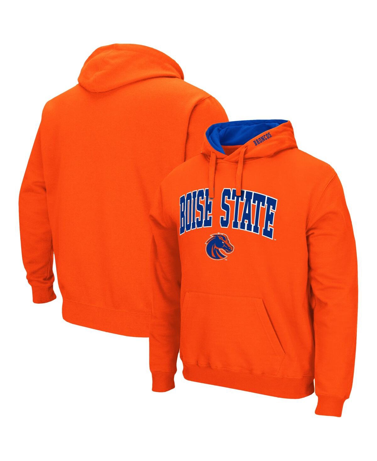 Shop Colosseum Men's  Orange Boise State Broncos Arch And Logo 3.0 Pullover Hoodie