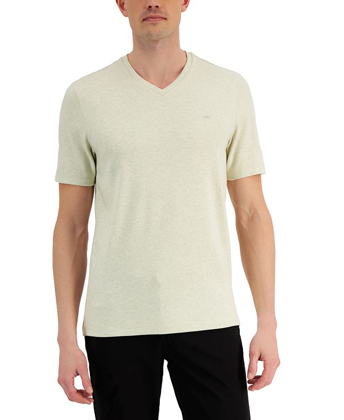 Michael Kors Men's Solid V-Neck T-Shirt & Reviews - T-Shirts - Men - Macy's