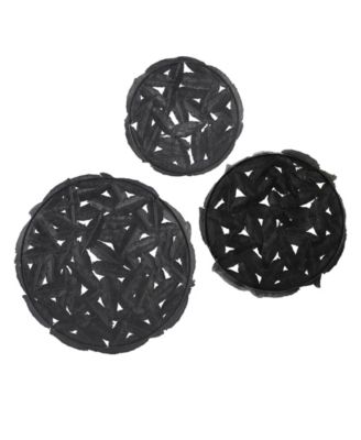 Rossi Iron Painted Wall Decor, Set of 3 Piece