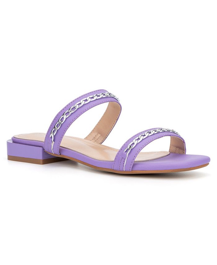 Macy's purple online sandals