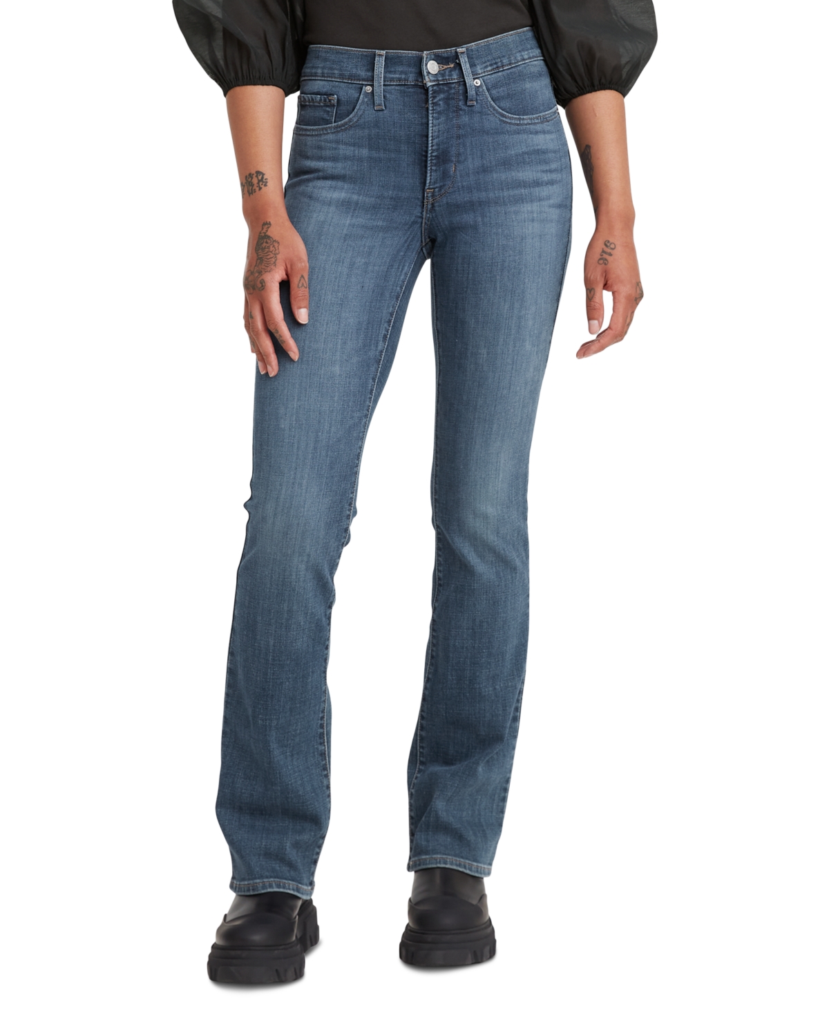 Levi's 315 Shaping Bootcut Jeans In Lapis Amidst ModeSens