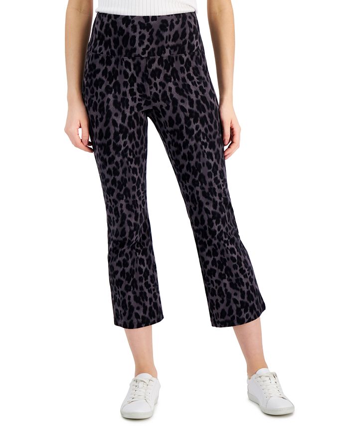 Style & Co Petite High Rise Basic Flare Cropped Leggings, Created for  Macy's - Macy's