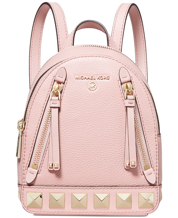 Michael Kors Studded Mini Brooklyn Backpack & Reviews - Handbags &  Accessories - Macy's