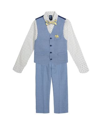 Nautica Baby Boys 4-Piece Textured 
