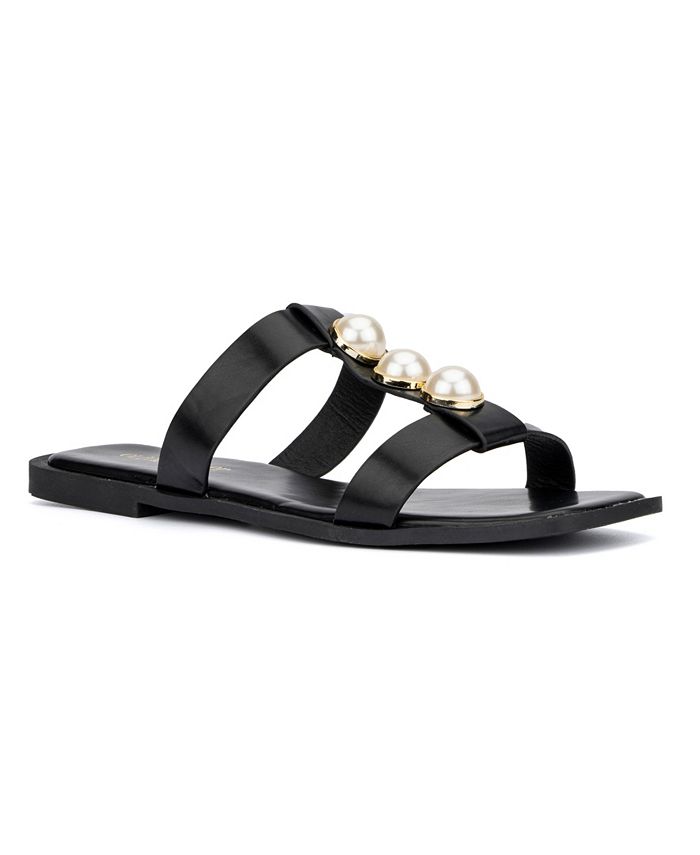 Olivia miller jewel wedge flip flop sales