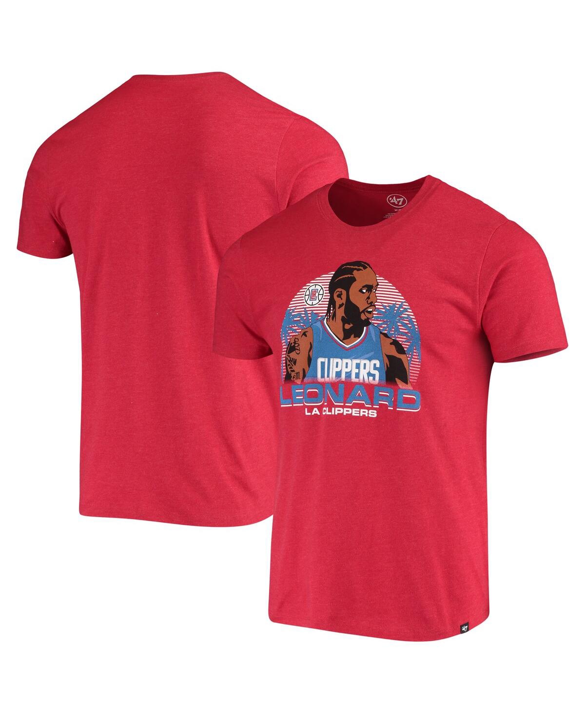 Men's Kawhi Leonard Red La Clippers Player Graphic T-shirt - Red