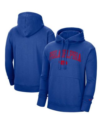 Men's Royal Philadelphia 76ers Heritage Essential Pullover Hoodie