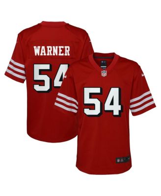 Nike Big Boys Fred Warner White San Francisco 49ers Game Jersey - Macy's