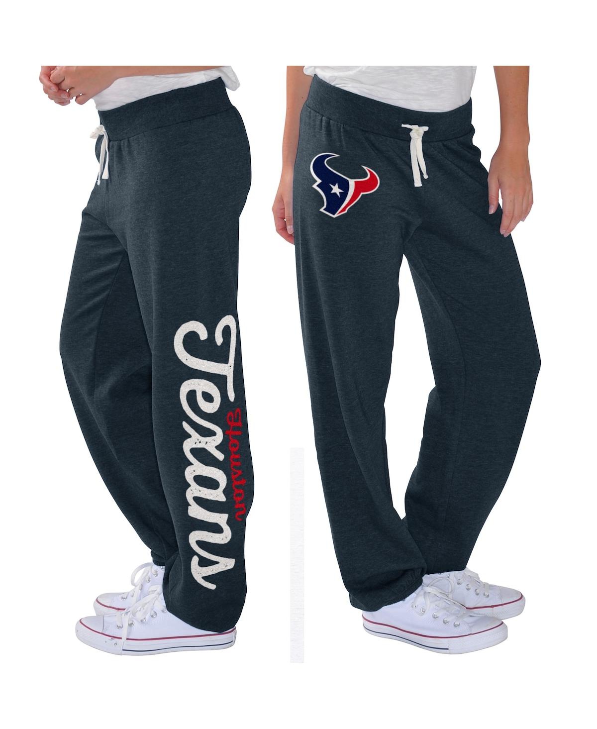 G-iii 4her By Carl Banks Women's  Navy Houston Texans Scrimmage Fleece Pants