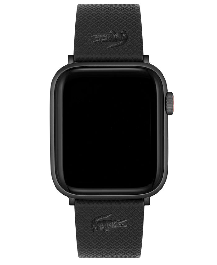 Lacoste Petit Black Leather Strap for Apple Watch 42mm 44mm Macy s