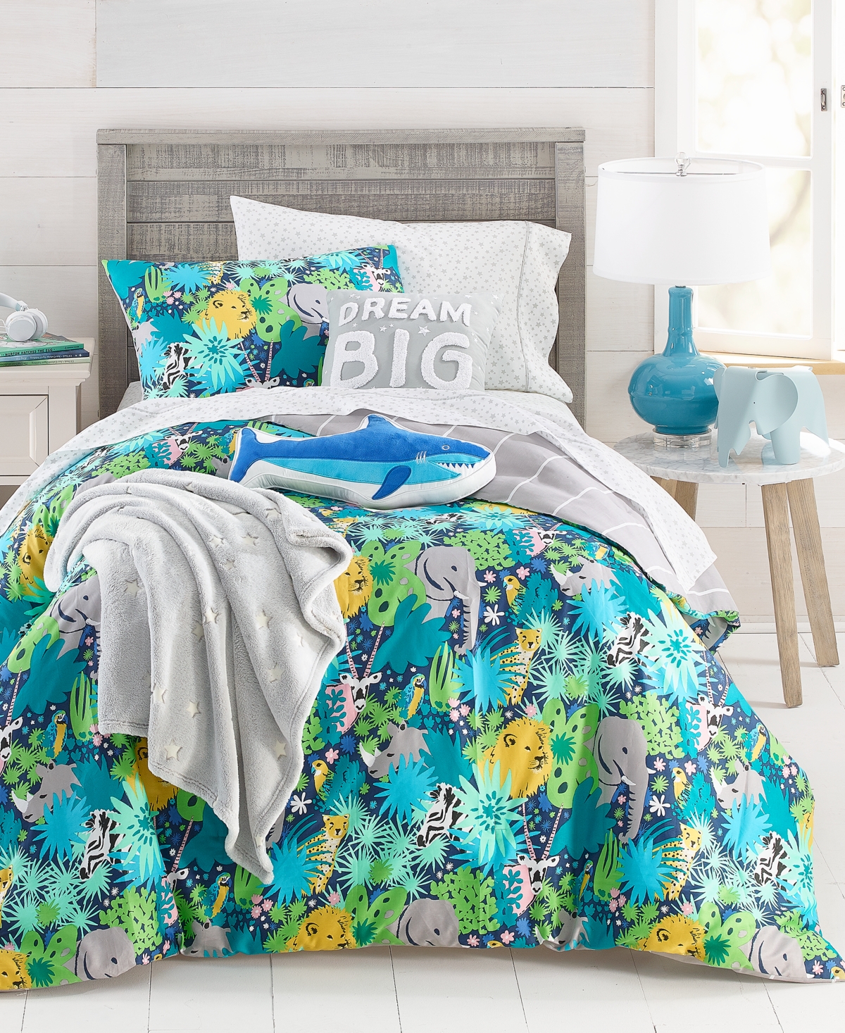 Charter Club Kids Jungle 2-Pc. Cotton Comforter Set, Twin/Twin XL, Created  for Macy's & Reviews - Comforter Sets - Bed & Bath - Macy's