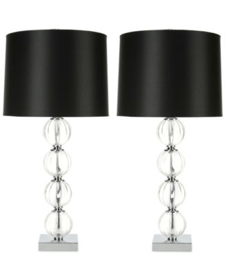 black table lamp sets