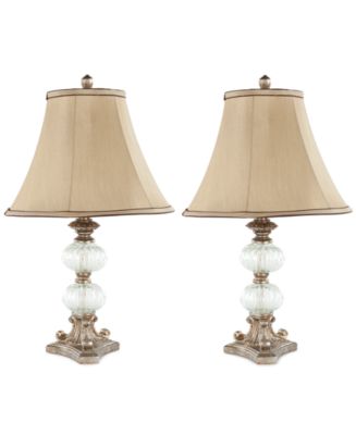 Safavieh Set of 2 Scarlett Glass Globe Table Lamps - Macy's