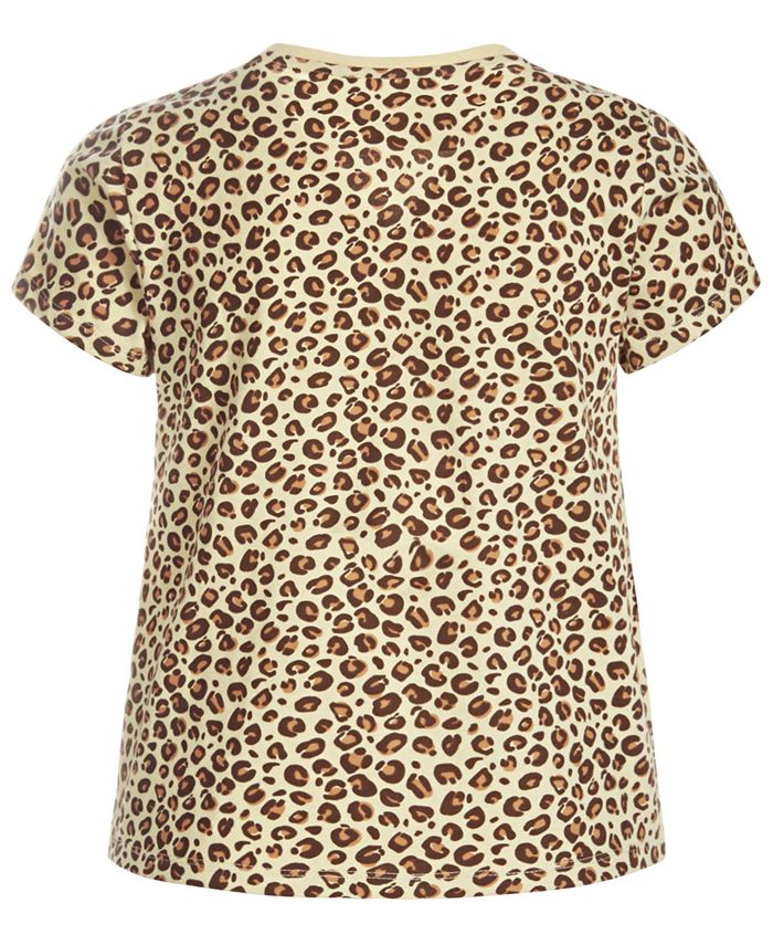 Epic Threads Little Girls Leopard-Print T-Shirt, Created For Macy's ...