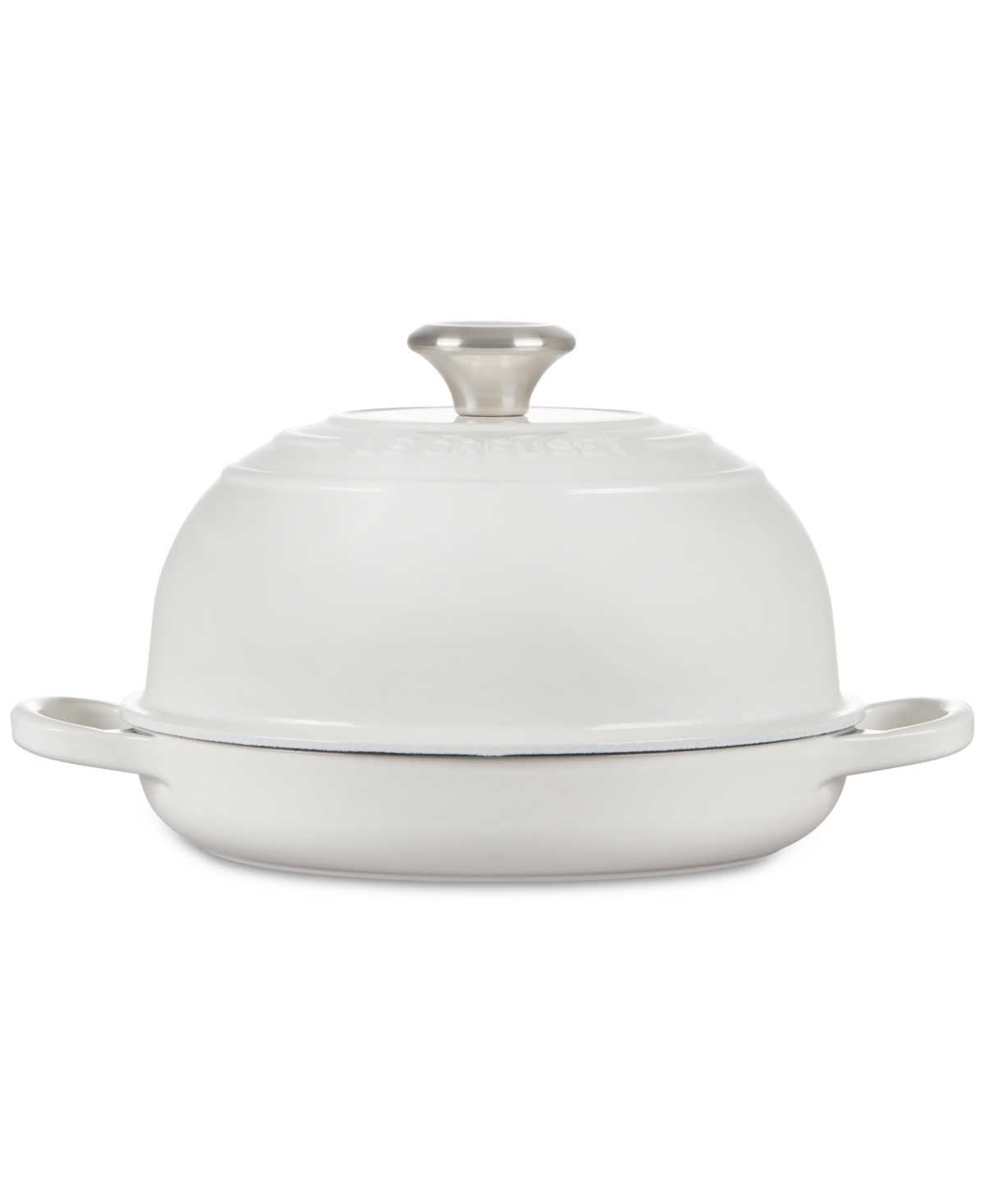 Le Creuset 1.75 Qt Enameled Cast Iron Bread Oven With Lid In White