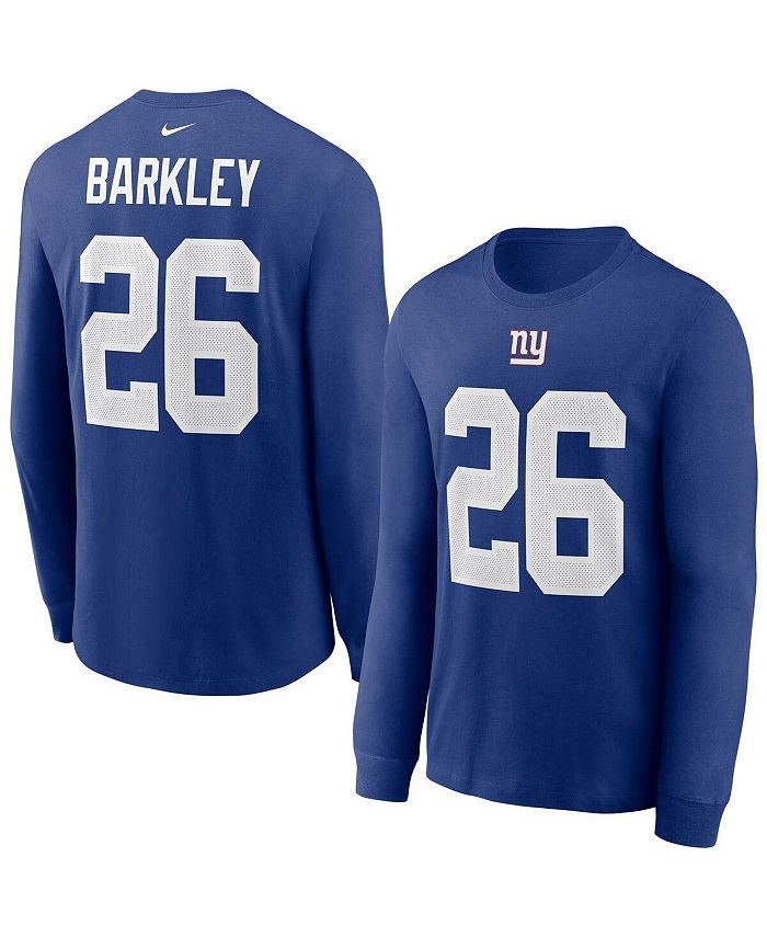 Men's Nike Saquon Barkley Royal New York Giants Classic Player Game Jersey