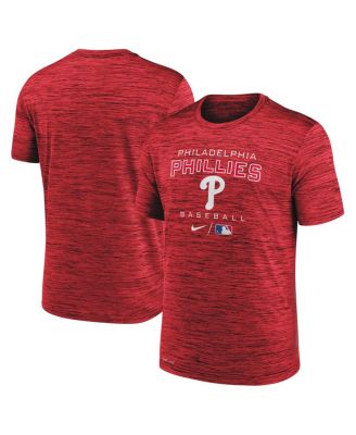 Men's Red Philadelphia Phillies Authentic Collection Velocity Practice Performance T-shirt