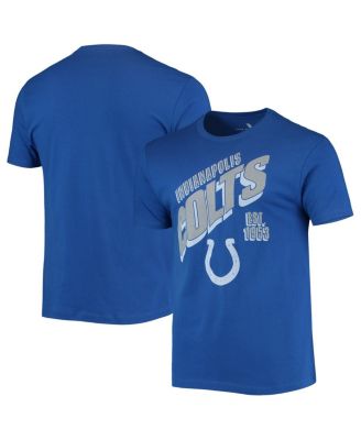 Men's Royal Indianapolis Colts Slant T-shirt