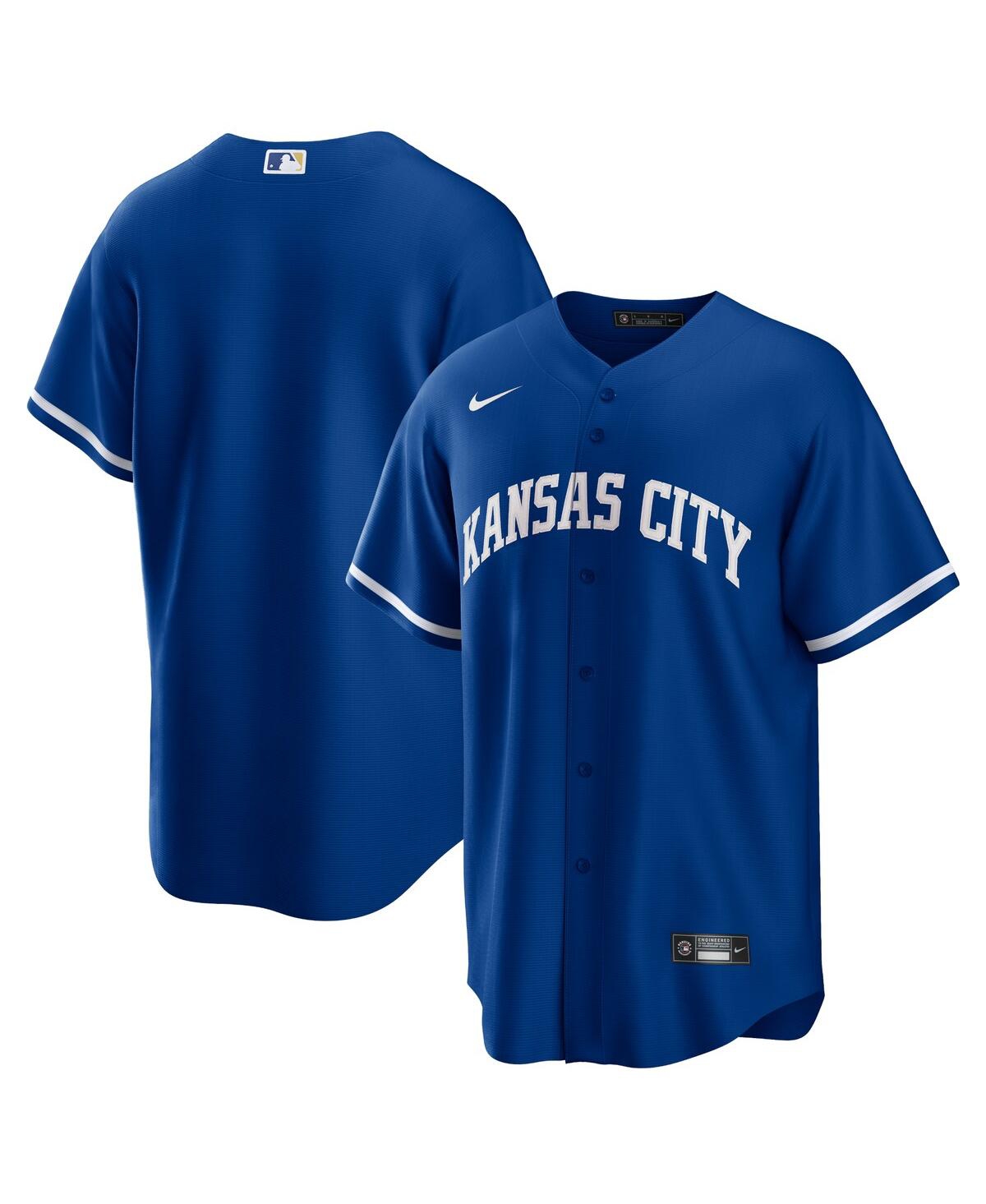 Men's NikeKansas City Royals Alternate Replica Team Jersey - Royal