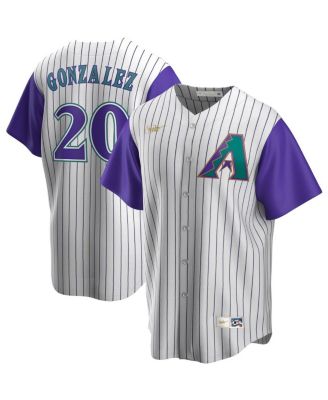 Men's Nike Luis Gonzalez Cream, Purple Arizona Diamondbacks