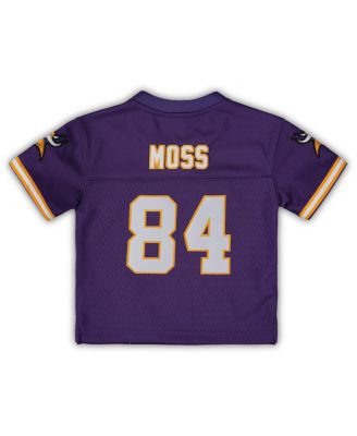 Infant Boys and Girls Randy Moss Purple Minnesota Vikings 1998 Retired Legacy Jersey