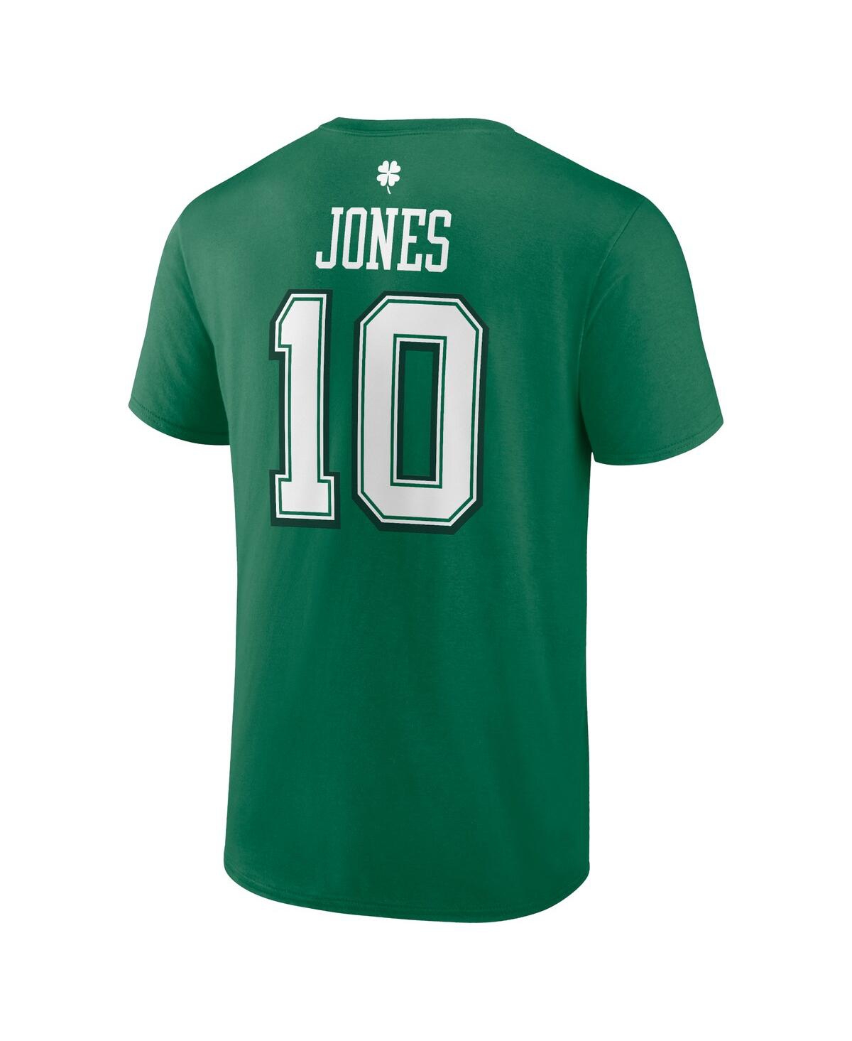 Men's Fanatics Mac JonesNew England Patriots St. Patrick's Day Icon Player T-shirt - Green