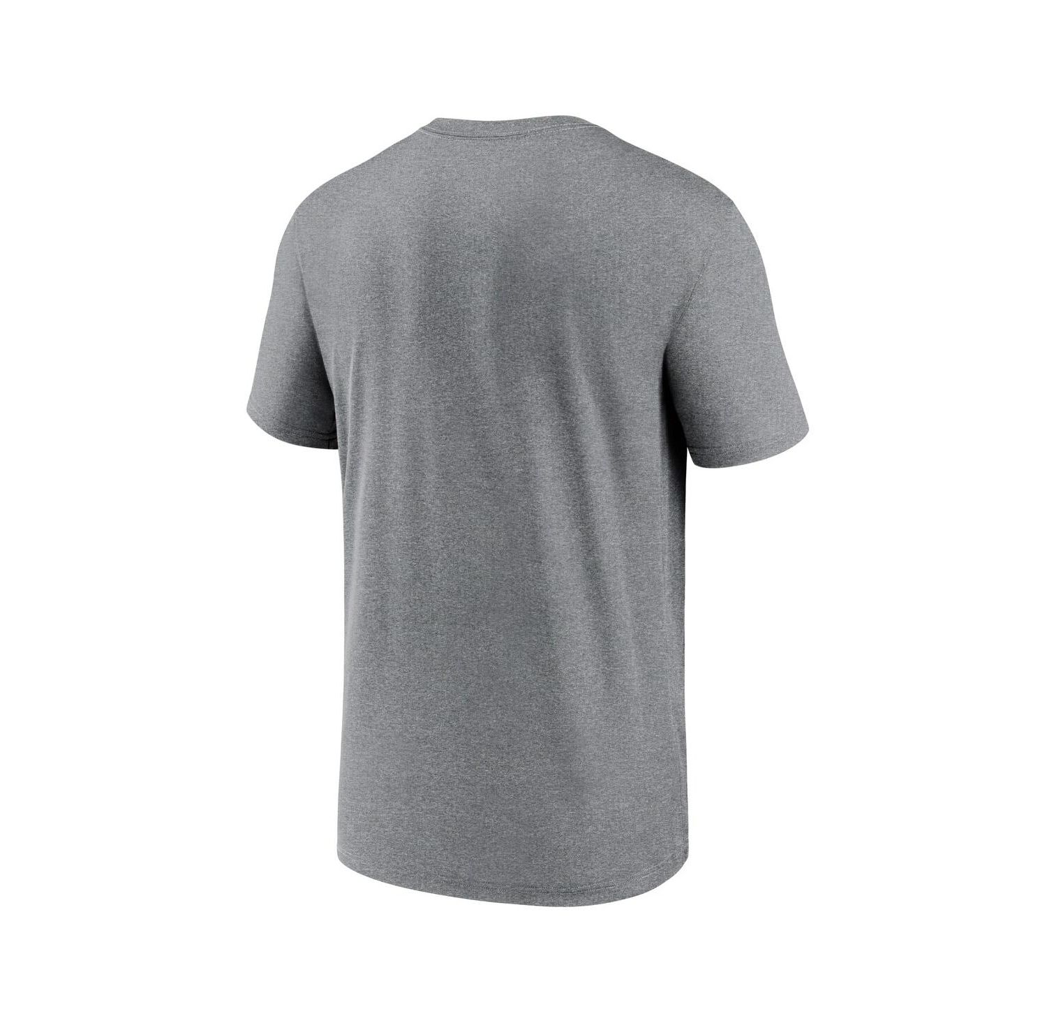 Men's Heathered Charcoal Las Vegas Raiders Property Of Legend Performance T-shirt