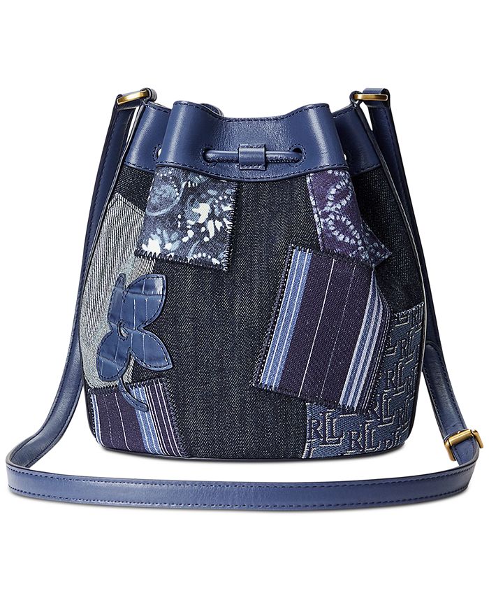 Lauren Ralph Lauren Patchwork Medium Andie Drawstring Bag Macy's