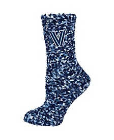 Women's Villanova Wildcats Marled Fuzzy Socks
