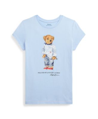 Big Girls Polo Bear Jersey T-shirt
