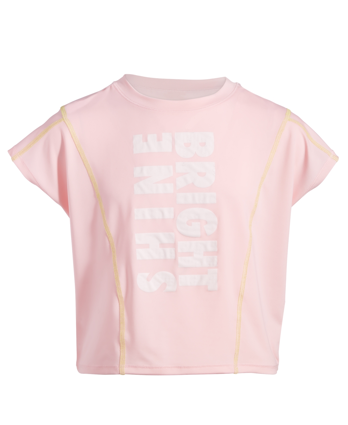 Id Ideology Kids' Big Girls Shine Bright T-shirt, Created For Macy's In Rose Shadow