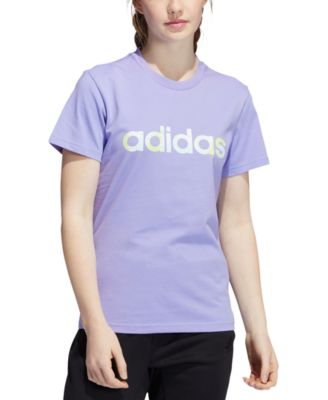 purple adidas original t shirt